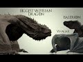 The valyrian dragons bigger than balerion  vhagar