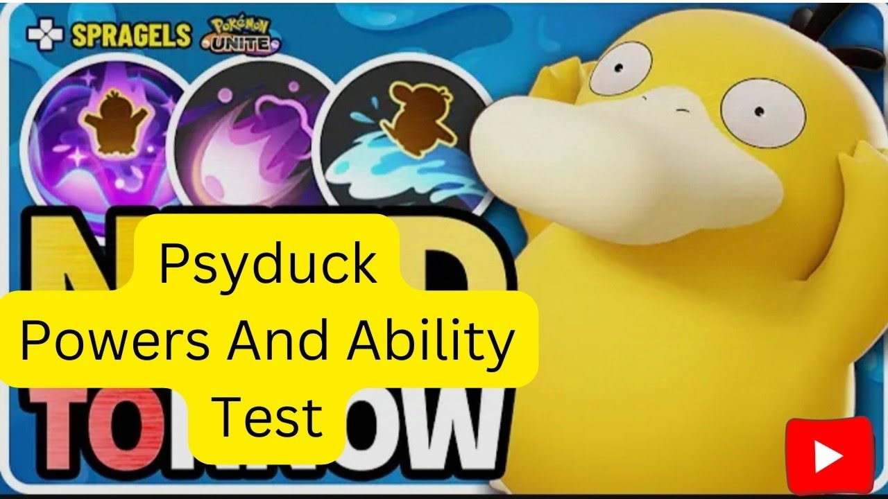 Psyduck Powers And Ability Test ||Pokemon Unite