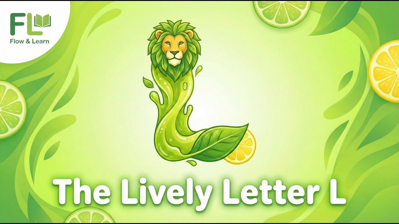 The Lively Letter L | Flow & Learn - YouTube