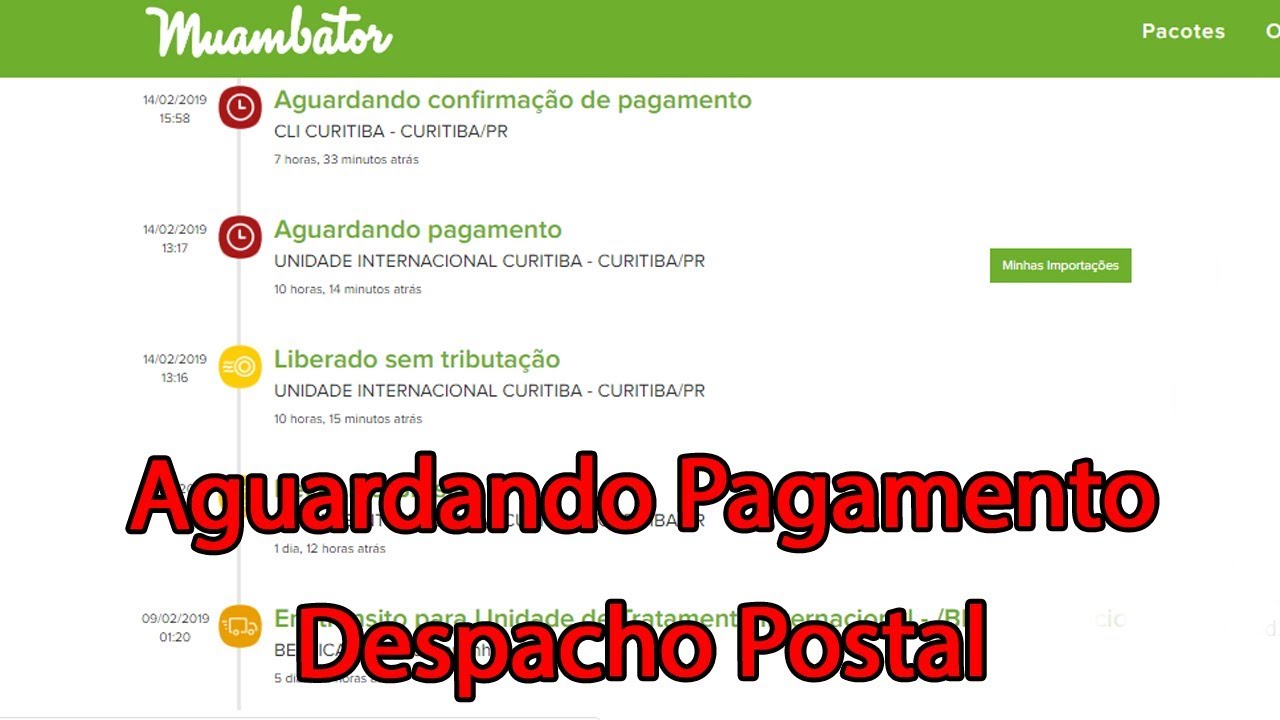 Liberado sem tributação, aguardando pagamento, saiba como resolver ...