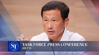 [FULL] Covid-19 testing, isolation guidelines to be simplified: Ong Ye Kung | MTF presser screenshot 2