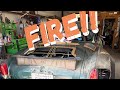 The Ghia244 project caught on fire!! 