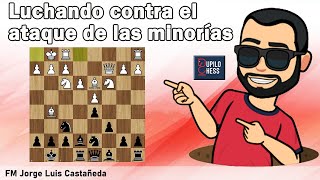 Aprenda el contrajuego de las negras contra el ataque de las minorías en la estructura Carlsbad!