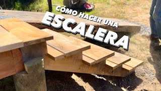 Cómo Hacer Una ESCALERA De Madera