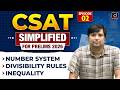 Number System, Divisibility Rules, Inequality | CSAT for PRELIMS 2026 | Drishti IAS English