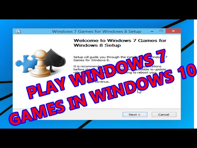 How To Download Windows 7 Games For Windows 10