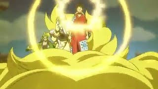 One Piece episode 902 - Luffy uses yellow conqueror haki