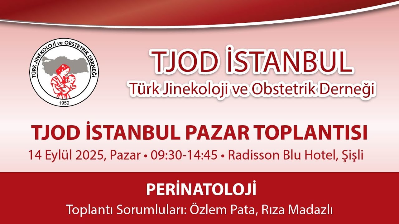 14 Eylül 2025 Perinatoloji