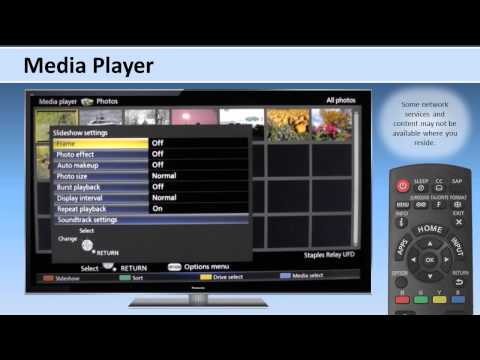 Panasonic 2013 Viera How to Use DLNA and Media Player