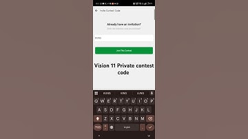 MI vs KKR | Vision 11 Private contest code today | Anurag dwivedi vision 11 code today | #shorts