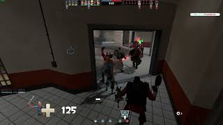 taunt killing a cheater with medic bots lol