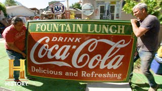 American Pickers: SERIOUS CASH for 1930's Coca-Cola Sign (Season 23)