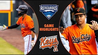 June 7 2026 | Hudson Valley Renegades vs Frederick Keys