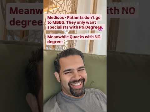 Patients see quacks without degrees