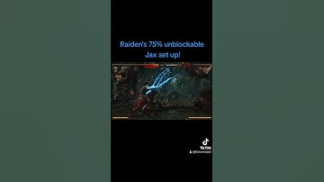 Raiden can get 83% damage off of an unblockable set up with Jax kameo! #kombat #mortalkombat1