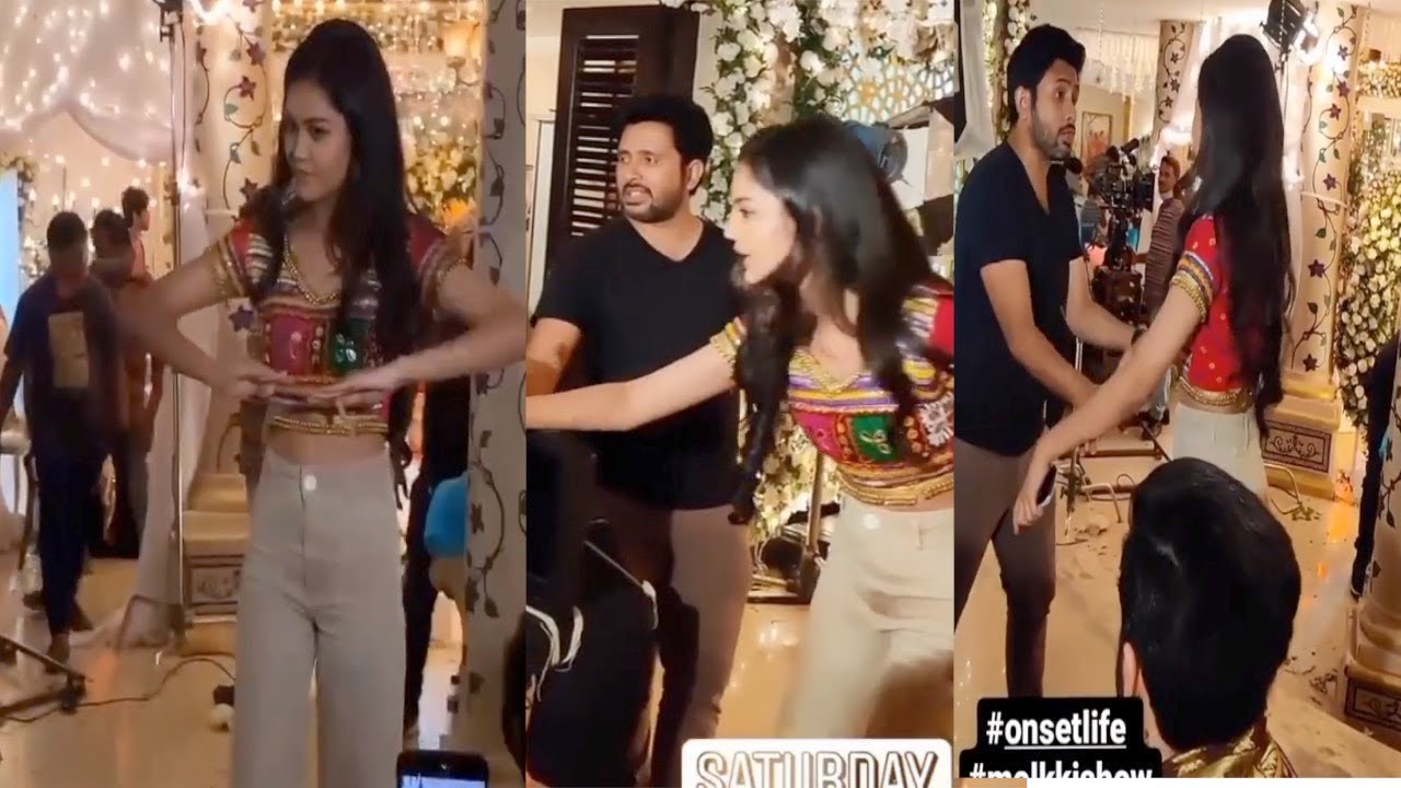 Priyal Mahajan Aka Purvi Off Screen Masti on the set || Molkki