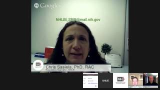 NIH Small Biz Hangout: Finding the Right Regulatory Consultant