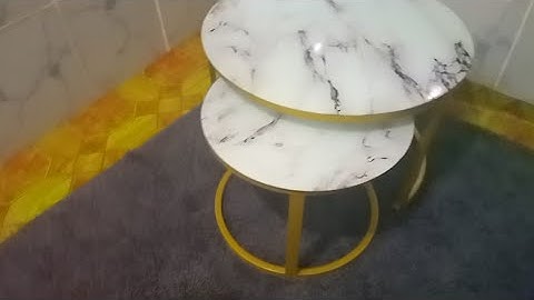 How to install the nesting coffee table