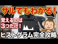 覚えることは3つだけ!サルでもわかるヒストグラム完全解説