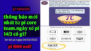 ngày số pi 14/3 có gì? | thông báo mới nhất từ pi network ngày 04/03 | pi network nhanh, mới nhất