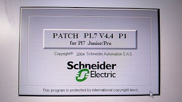 PLC programming PL7 PRO v4.4  Setup in XP licence free. PLC programming tutorial.