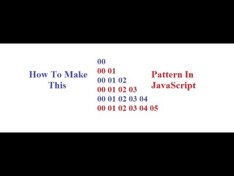 FamilySome Programming- |Two-Figure pattern in JavaScript|