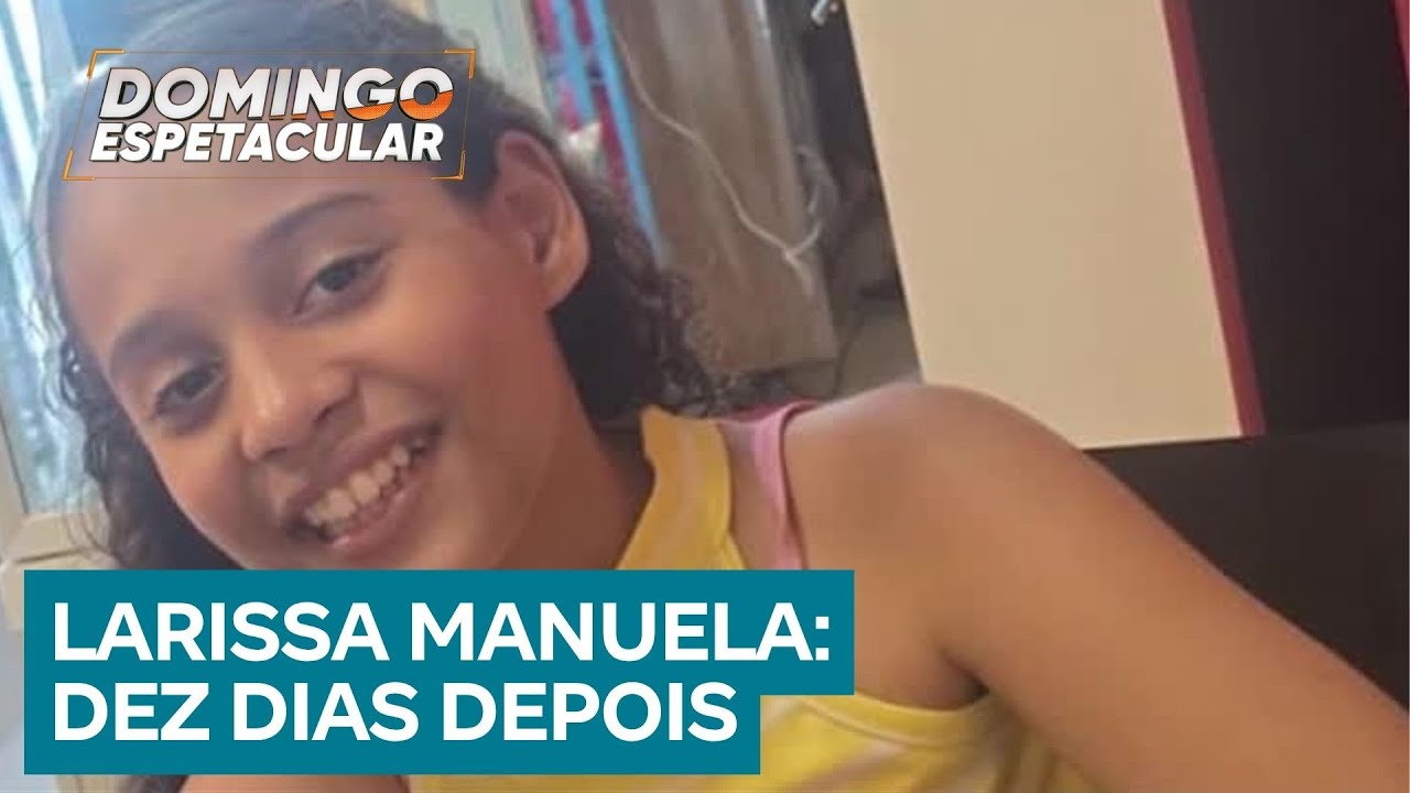 Caso Larissa Manuela: Domingo Espetacular mostra o local do crime