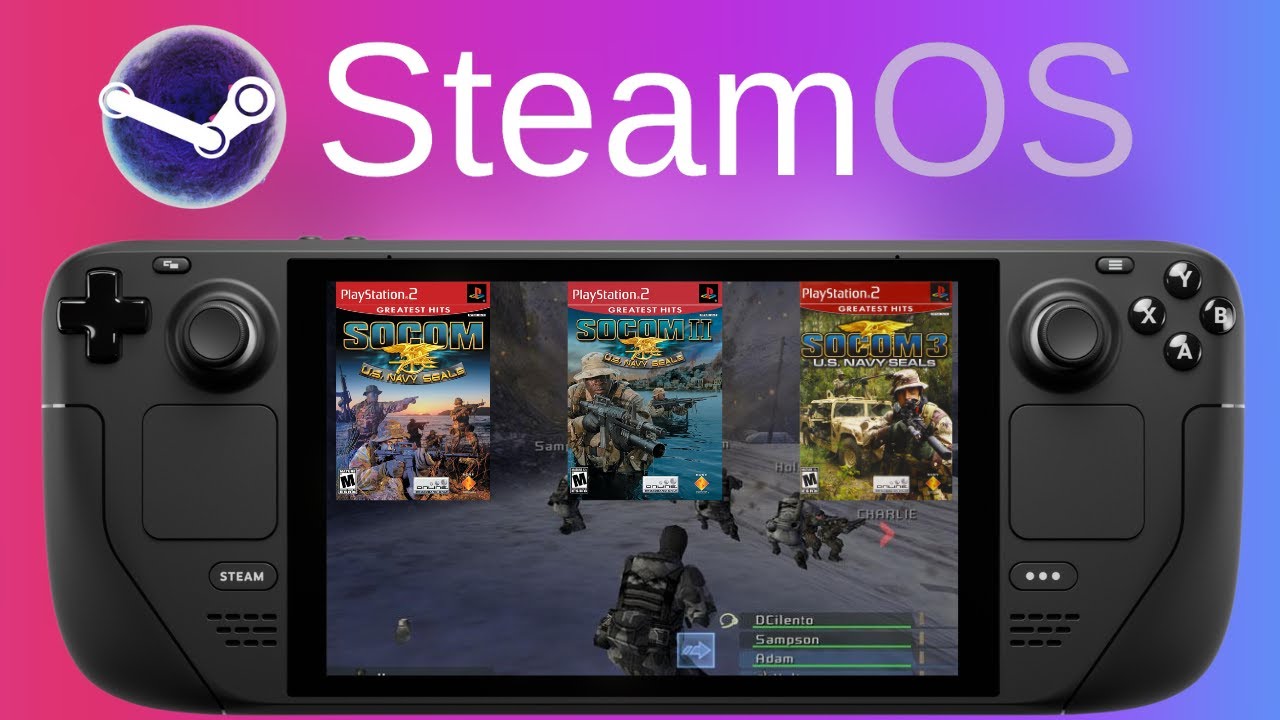 All (PS2) SOCOM U.S. Navy SEALs Games (PCSX2) PS2 Emulation | Steam Deck