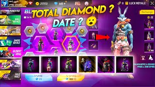 New Bunny Bundle Event Free Fire 🤯🥳| free fire new event | ff new event | new event free fire