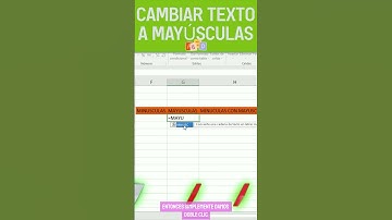 🟢🔠Cambia tu texto a MAYÚSCULAS en excel 🟢 #superexcel  #excel  #aprendeexcel  #exceltips