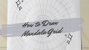 How To Draw Mandala Grid || Mandala   Series - Part 2