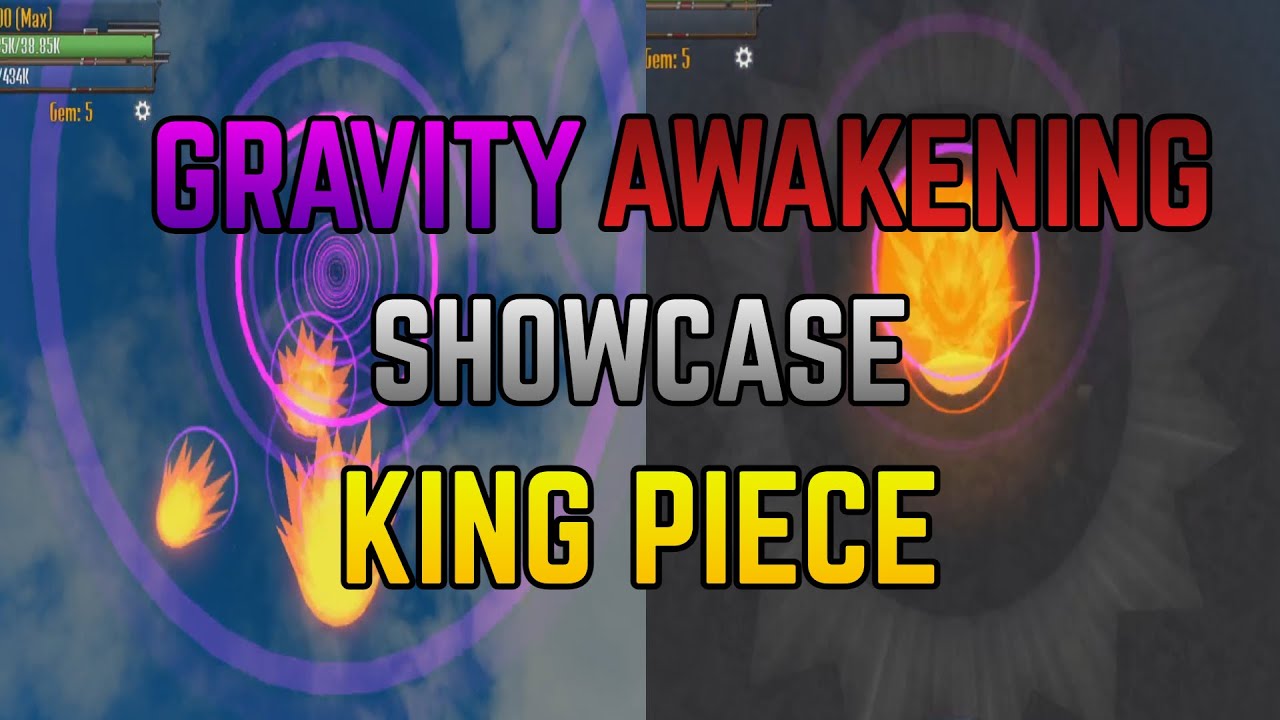 Gravity Fruit (Zushi Zushi No Mi) Showcase & Sea King Boss Battle ROBLOX  King Legacy King Piece 