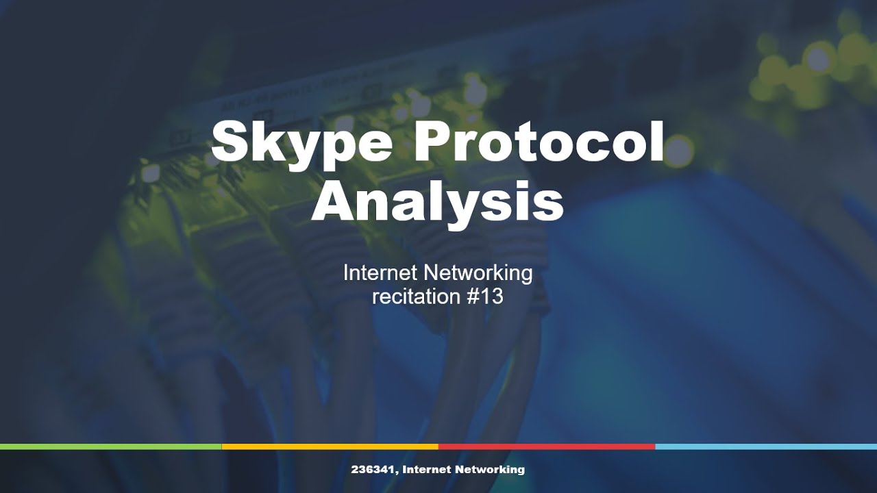 Internet Networking 236341 - Tutorial 13 - YouTube