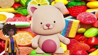 Ms. B and Ori learn about healthy foods, candy, and sugar! Educational Videos for Kids!