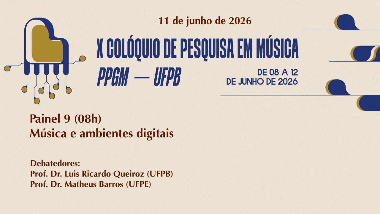 Painel 9: "Música e ambientes digitais"