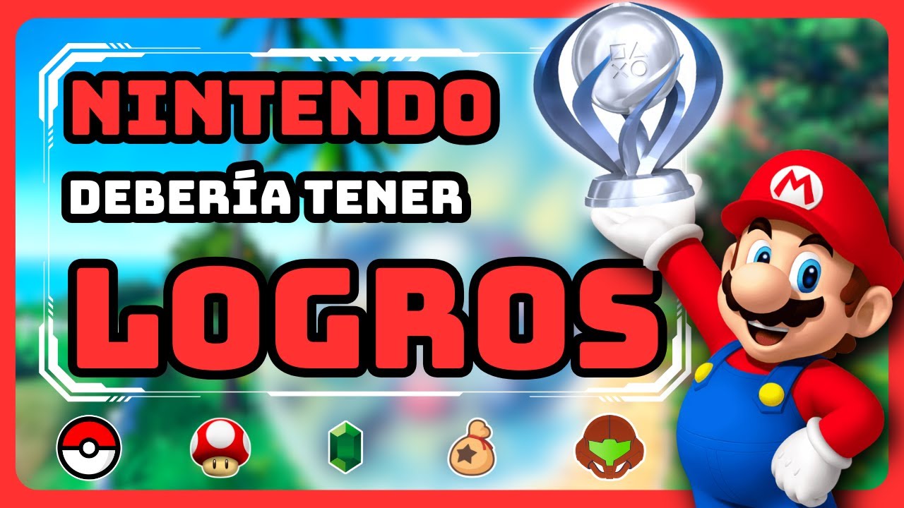 Nintendo Switch DEBERÍA tener LOGROS en sus VIDEOJUEGOS