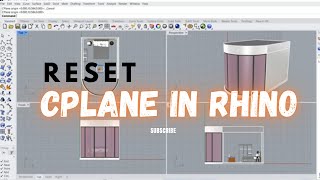 How to Reset CPlane to Default in Rhino 3D | Quick Fix for Viewport & Construction Plane Issues