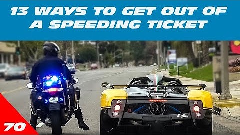 How to Avoid Speeding Tickets