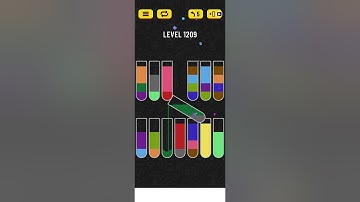 Water sort puzzle Level 1209