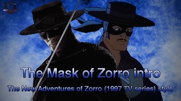 The Mask of Zorro intro (The New Adventures of Zorro (1997 TV series) style) [HD]