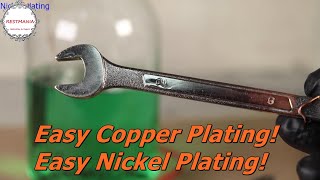 Easy copper plating and nickel platingHydrochloric acid,Copper sulfate,vinegar