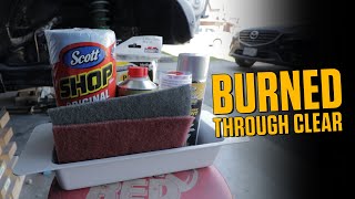 Paint Correction  Burned Through Clear Coat  How to Blend