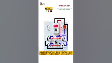 1 Fuse 1 Dp Switch 1 Holder 5 Switch 4 Five Pin Socket 1 Two Pin Socket Connection Diagram #shorts