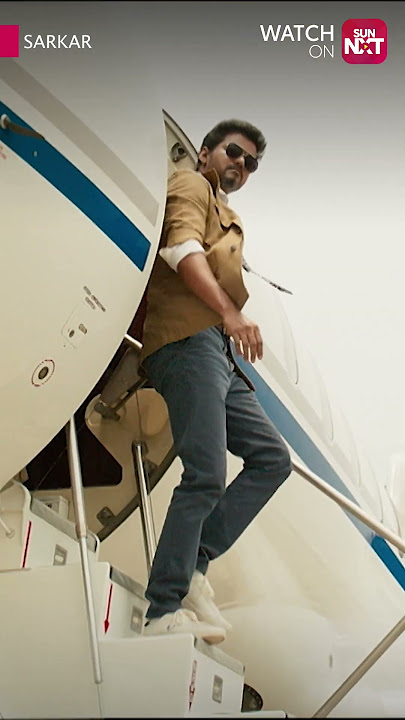 What a Stylish Entry! 🔥 #sarkar #thalapathyvijay #varalakshmi #sunnxt #shorts