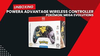 PowerA Advantage Wireless Controller Pokémon Mega Evolutions - unboxing i prezentacja