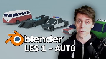 Blender voor beginners les 1 - Auto modellen