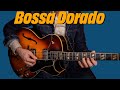 Bossa dorado  dark  beautiful latininfused gypsy jazz standard chords  melody guitar lesson