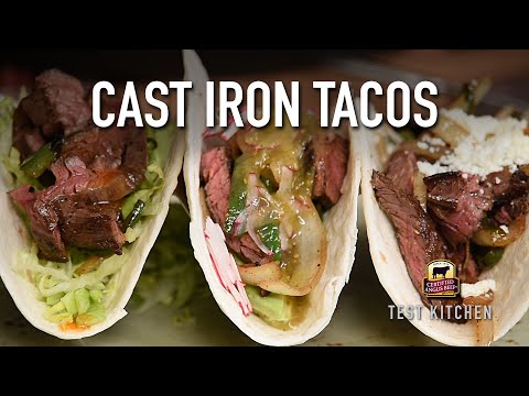 How to Make Skirt Steak Tacos in a Cast Iron Skillet