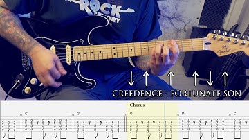 Thumbnail of CREEDENCE - Fortunate Son [GUITAR COVER + TAB]