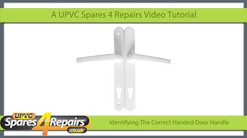 Identifying the Correct Handing for a new UPVC Door Handle